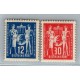 ALEMANIA ESTAMPILLA SEGUNDA GUERRA MUNDIAL OCUPACION SOVIETICA 1949 Yv 61/2 SERIE COMPLETA DE ESTAMPILLAS NUEVAS CON GOMA ZONA RUSA 13 EUROS